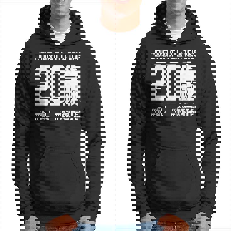 お誕生日 記念 二十歳 二十 誕生日おめでとう 成人 ハッシュタグ ネタ おもしろ 誕生日 パーカー