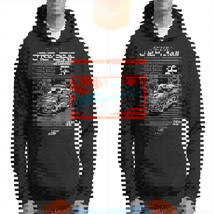 かっこいい レトロ ヴィンテージ ジャパニーズjdm 東京ジャパン ドリフト レースカー パーカー