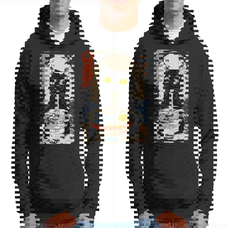 かわいい 猫 食べる ラーメン 麺 面白い アニメ パーカー