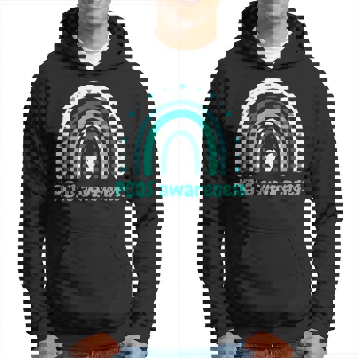 かわいいpcos啓発ボヘミアンレインボーpcosサポート。 パーカー