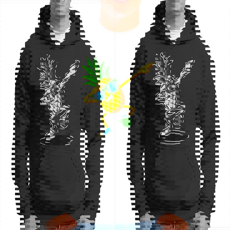 かわいいパイナップルダビングダンシングシャツ 面白いキッズプリント パーカー