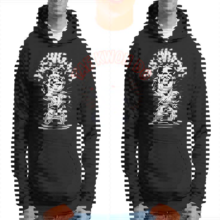 かわいいパンダのテコンドー 面白い韓国mma Tkd パーカー