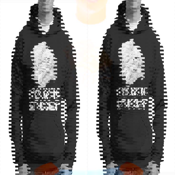 かわいいビションフリーゼ If You Love Me Let Meleep パジャマ パーカー