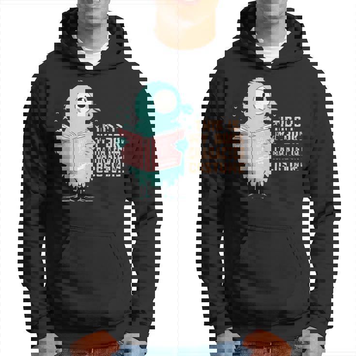 かわいいピジョン This Is My Book キャラクターコスチューム 読書用 パーカー