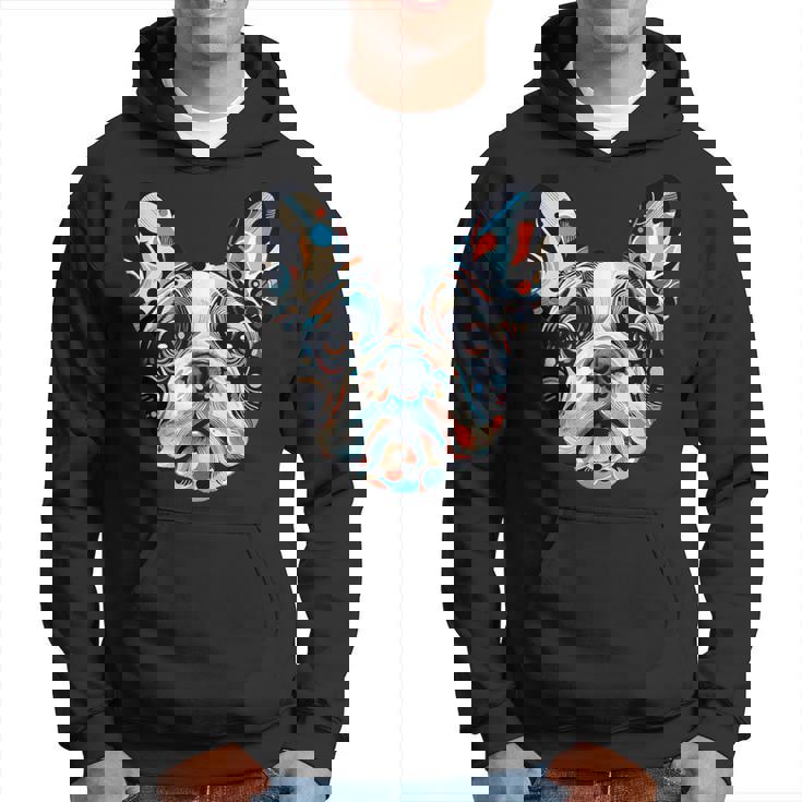 かわいいフレンチブルドッグ 子犬 犬 ラブ パーカー