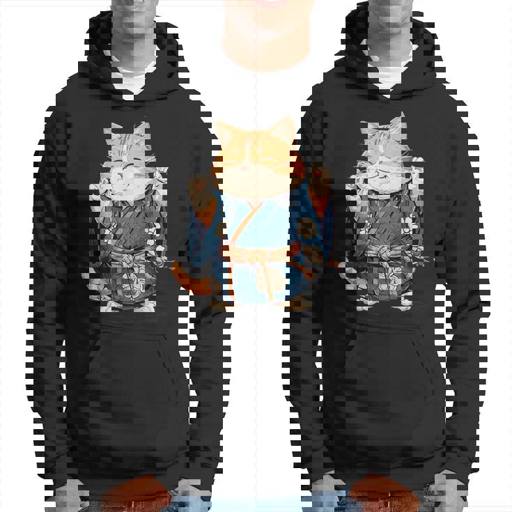 かわいいマワシ相撲帯猫ちゃんの力士 パーカー