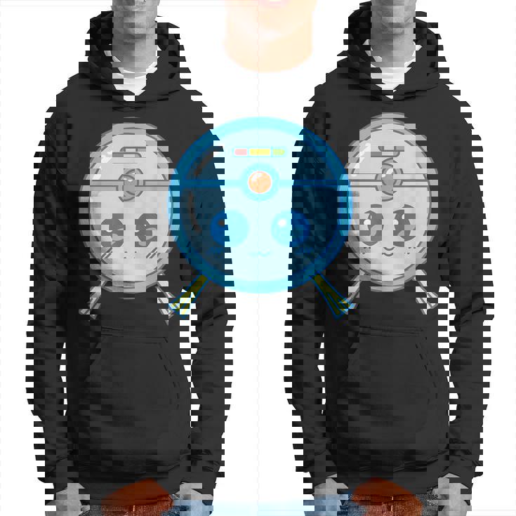 かわいいロボット掃除機掃除カワイイキッズ パーカー