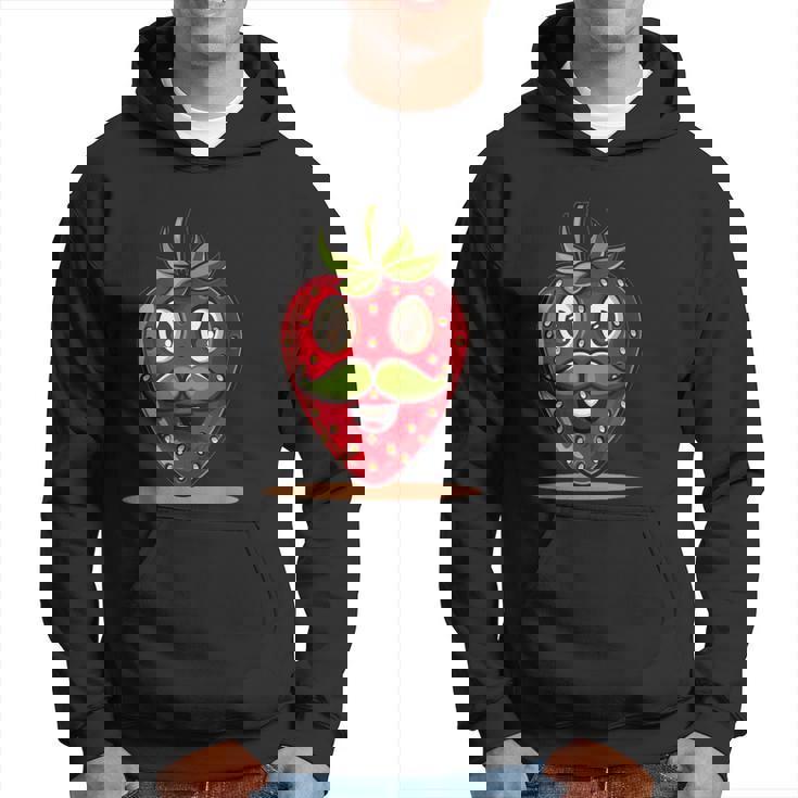 かわいい口ひげストロベリーコスチューム パーカー