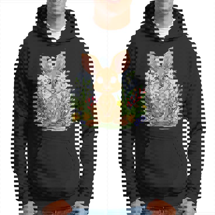 かわいい花カンガルー。 パーカー