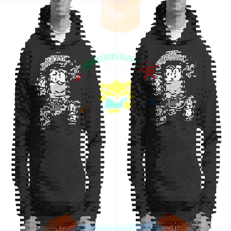 けろけろけろっぴ てるてるぼうず ダークカラー パーカー