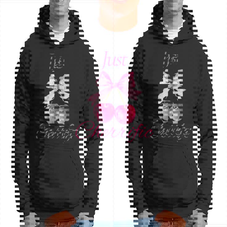 さくらんぼ かわいいチェリーピンクチェリー パーカー