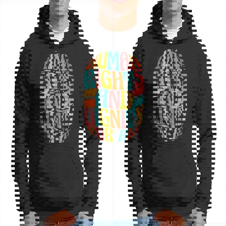 すべての人に人権と尊厳を パーカー