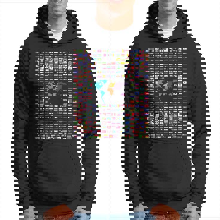 すべての国 世界の国旗 287 国旗 国際 パーカー