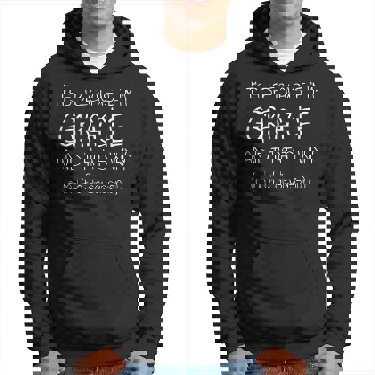 それは私がグレイシーだから、だから面白い名前だ パーカー