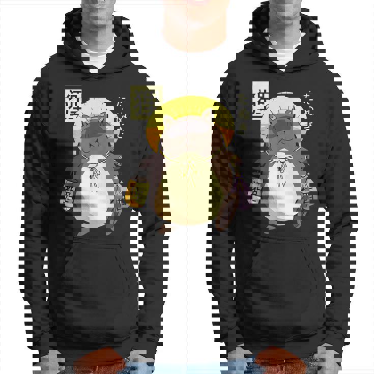 たぬき 妖怪 クリーチャー 日本語 パーカー