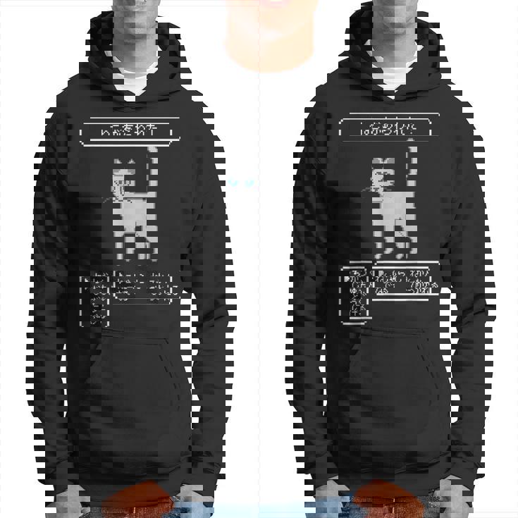 ねこがあらわれた！ 猫好き ゲーム好き ネコ飼い ネコママ 猫ママ ネコパパ 猫パパ Rpg ゲーム 猫 ねこ ネコ パーカー