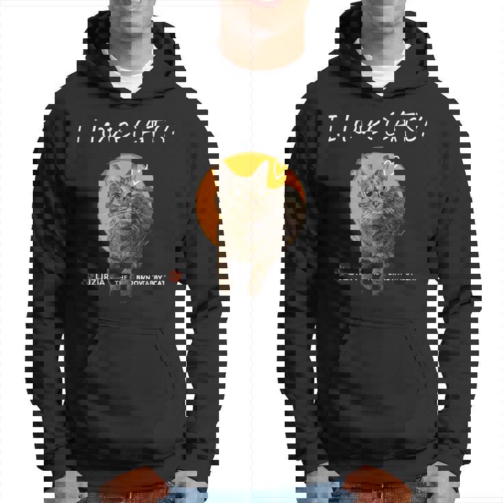 ねこだいすき 猫 キジトラ猫 かわいい Cat パーカー