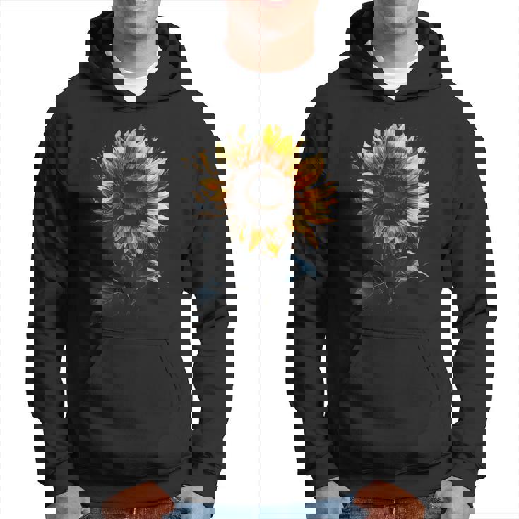 ひまわり ボタニカル 自然 アート フラワーガーデン ギフト パーカー