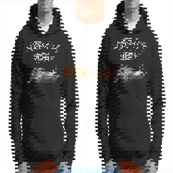 やる気スイッチ故障中 ・ ダックスフンド おもしろ犬 パーカー