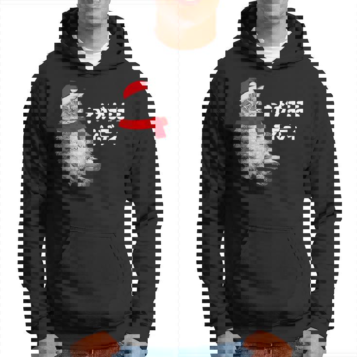 わがままボディ 猫 ねこ クリスマス サンタ 帽子 太ったねこ ぽっちゃり ねこ好き かわいい おもしろ 面白い パーカー