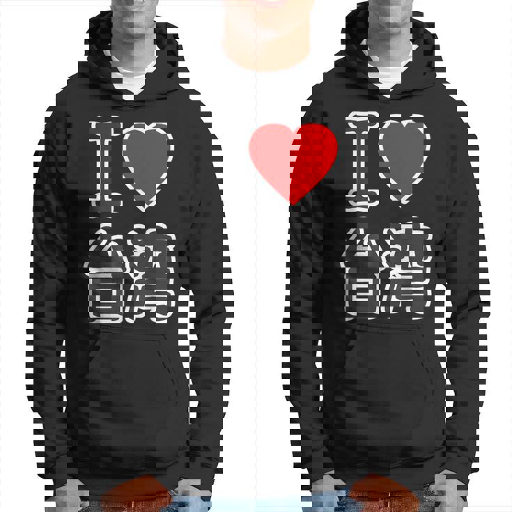 アイラブ 台湾 大きな文字（I Love ハート）【世界の国・都市】ジモtティ 旅行 観光 応援 イベント 面白い パーカー