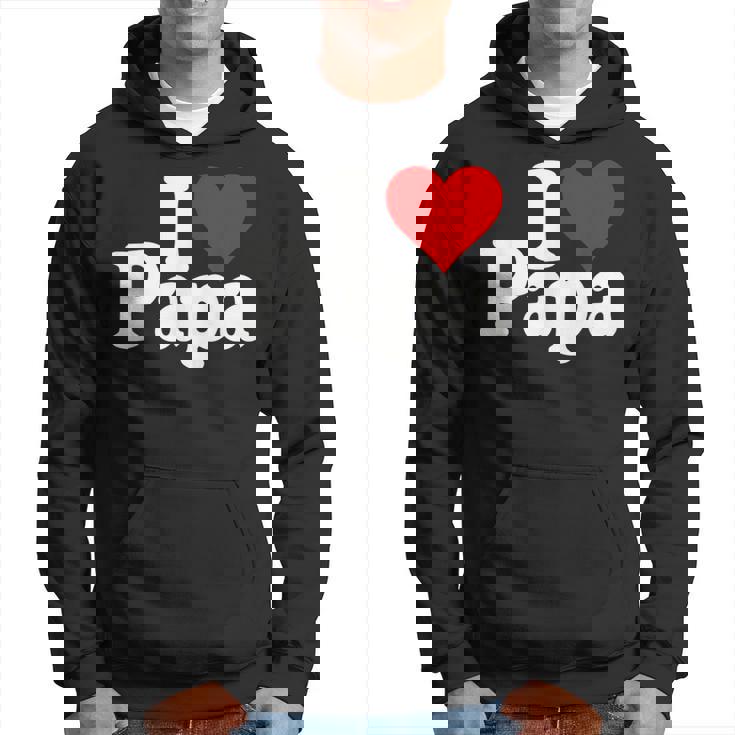 アイラブハートパパ父の日パパパパ パーカー