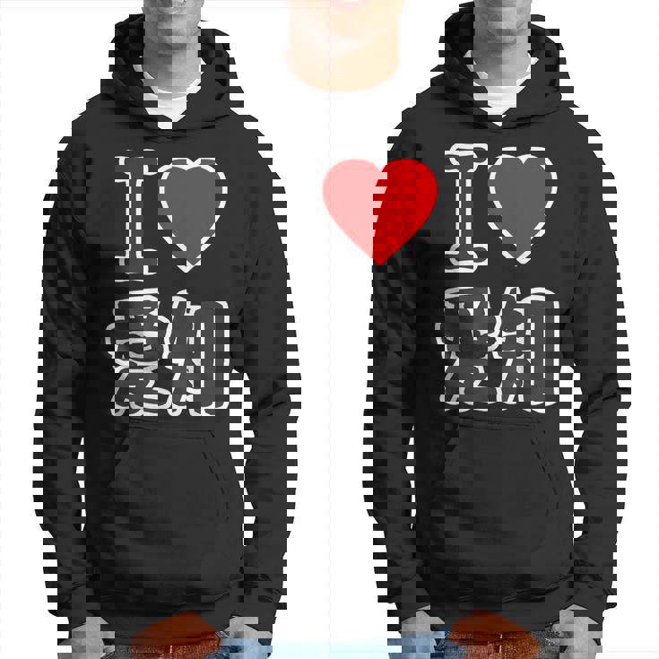 アイラブ・愛知（I Love ハート）Big 大きな文字【47都道府県】ジモtティ 地元愛 旅行お土産 面白 パーカー