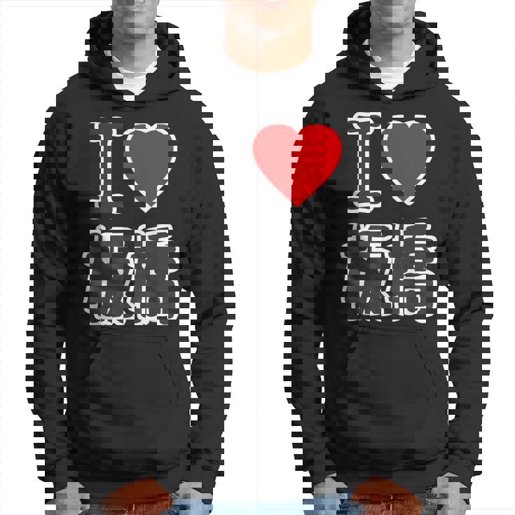 アイラブ・板橋（I Love ハート）板橋区 Big 大きな文字【23区】Jimo-T ジモティ 面白い パーカー