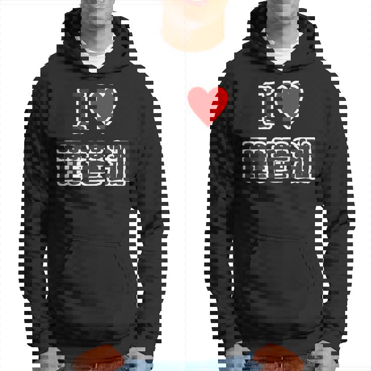 アイラブ・琵琶湖（I Love ハート）滋賀【47都道府県】ジモtティjimo-T 地元愛 観光 お土産 ご当地・面白 パーカー