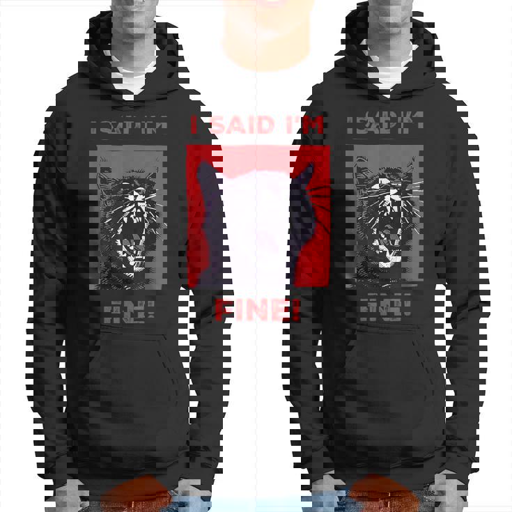 アイ・サイド・アイ・アイム・ファニー・キャット パーカー