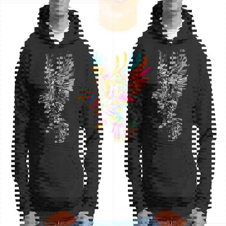 アステカ メキシコ神話 羽をつけた蛇 鷲 マヤ人 パーカー