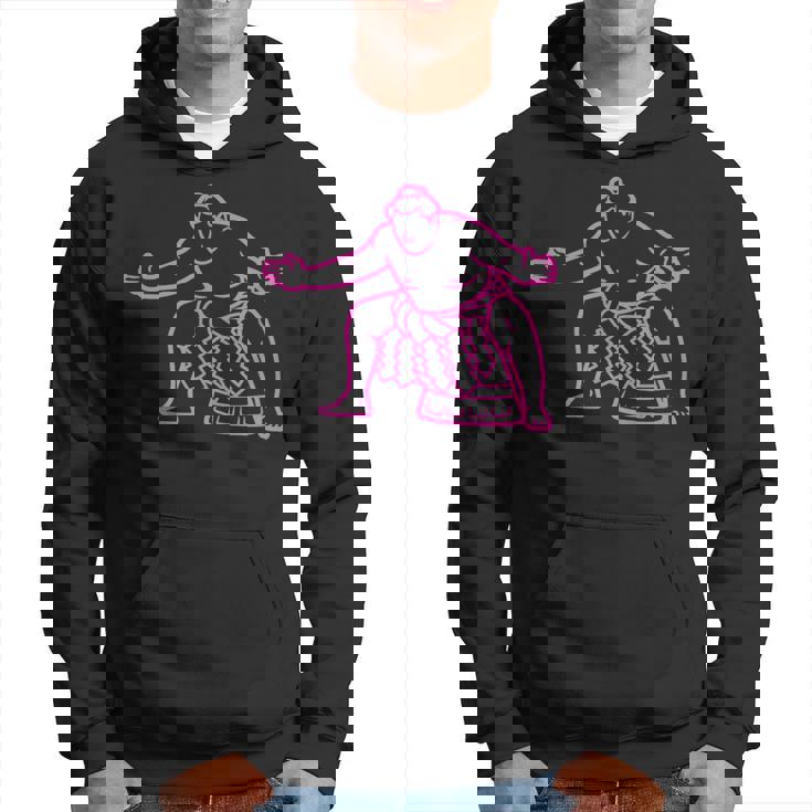 アスレチック相撲インスピレーションシルエット パーカー