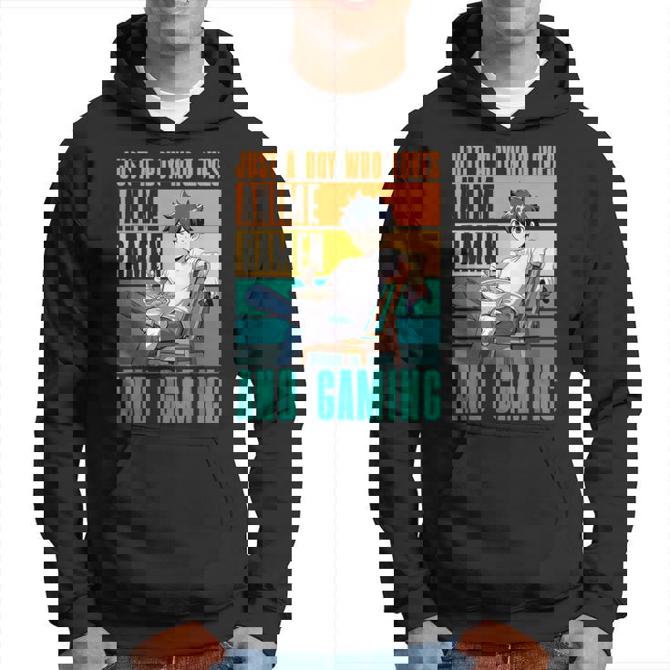 アニメラーメンとゲームが大好きな少年 カワイイゲーマー パーカー