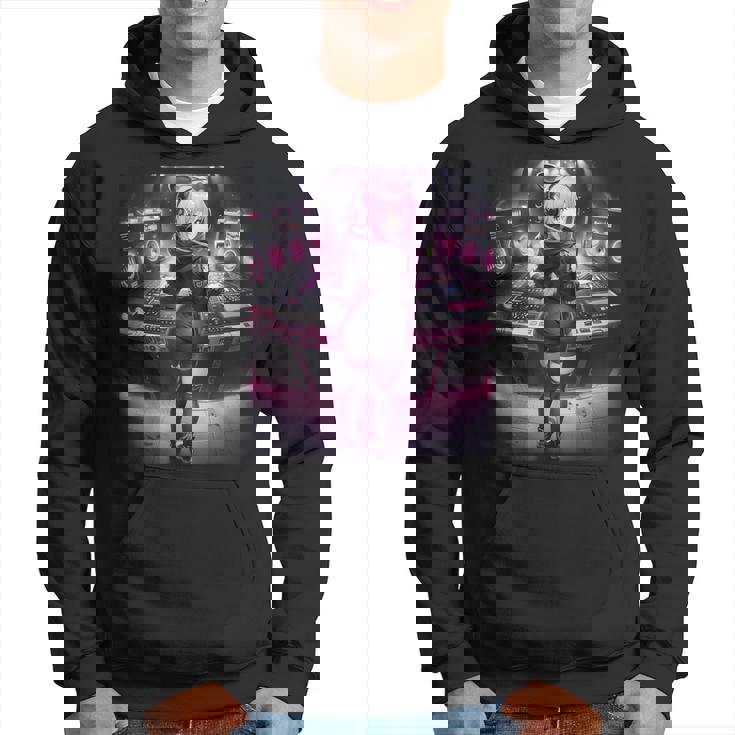 アニメ・漫画風 カワイイdj ワイフガール 日本文化 パーカー