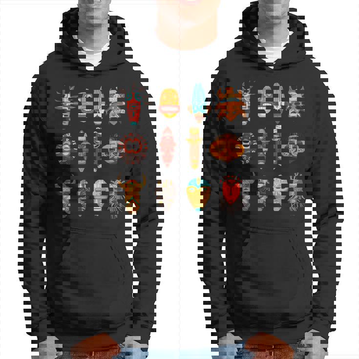 アフリカンマスクアート Blm パーカー