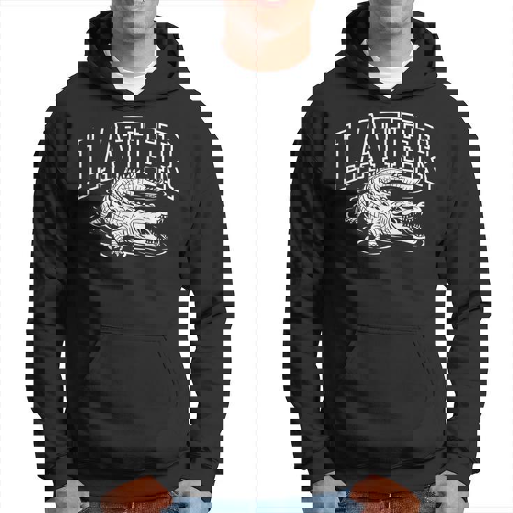 アリゲーター後で面白い皮肉なグラフィックノベルティ格言 パーカー