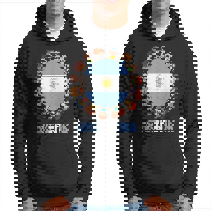 アルゼンチン国旗 ヒスパニック文化遺産月間 アルゼンチン キッズ パーカー