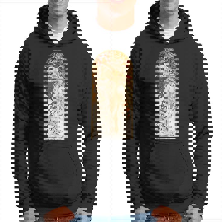 アルフォンス・マリア・ミュシャの「四季」-秋 パーカー