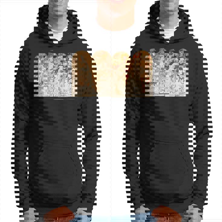 アルフォンス・マリア・ミュシャの季節 パーカー