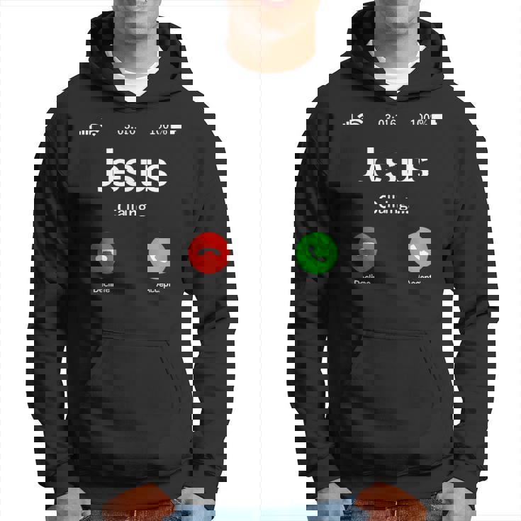 イエスは天国から呼びかけている-クリスチャンリビング パーカー