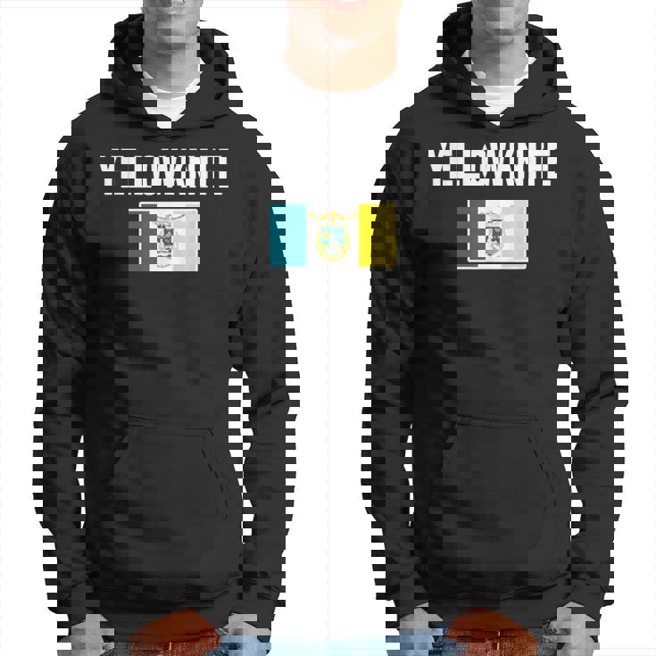 イエローナイフ 紋章 旗 国家への誇り ギフト お土産 パーカー