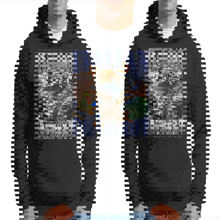 イタリア Brainrot 面白い トラララ クロコディロ ミーム ジョーク ブーツレッグ パーカー