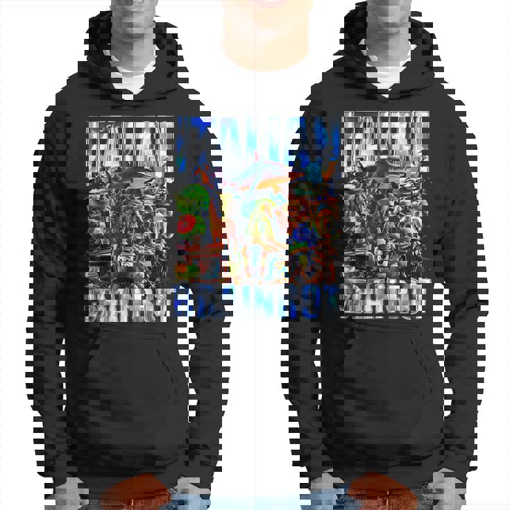 イタリア ブレイン ブートレッグ レトロ ミーム シャーク トラレロ トラララ パーカー