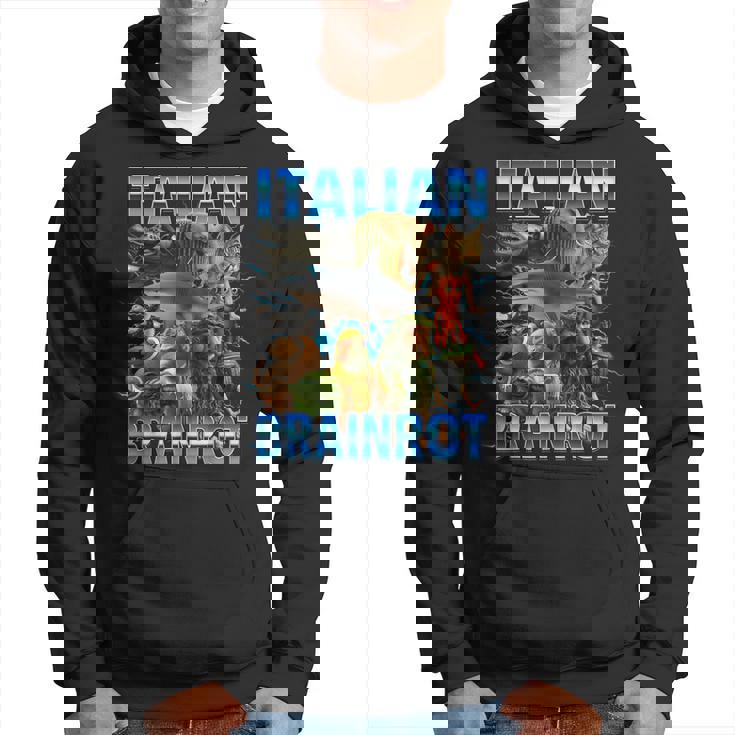 イタリアン ブレイン ミーム トラレロ トラララ ボンバルディーノ クロコディロ パーカー