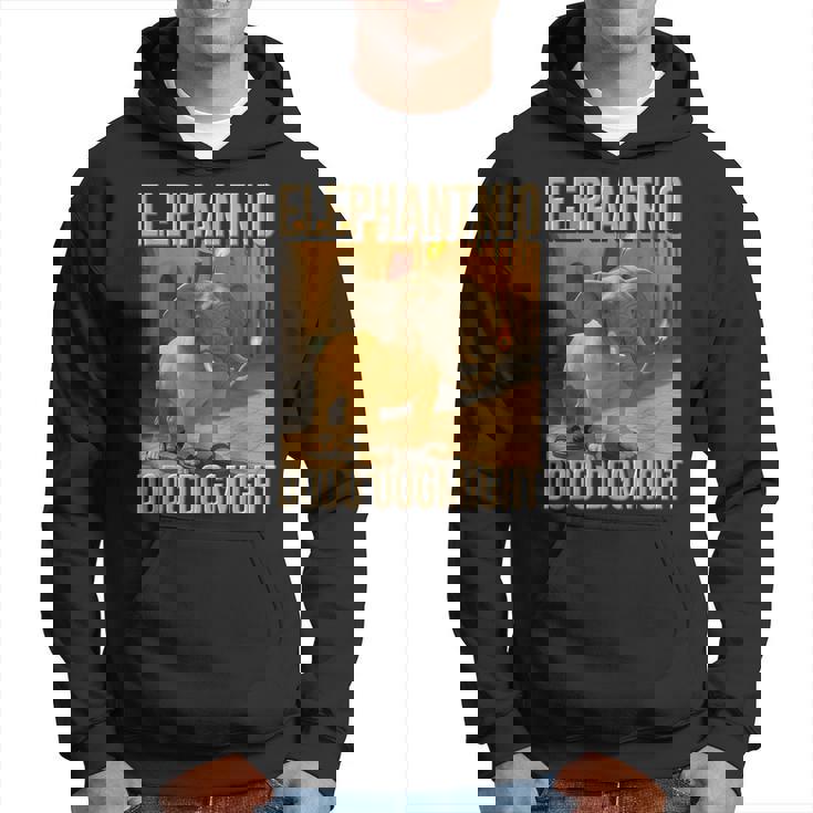 イタリアンブレインロットキャラクター エレファントニオ・ドードー ドッグマイ・ミーム パーカー