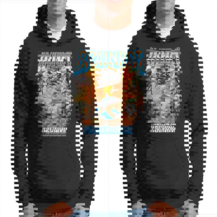 イタリアンブレインロットミームブーツレッグ パーカー