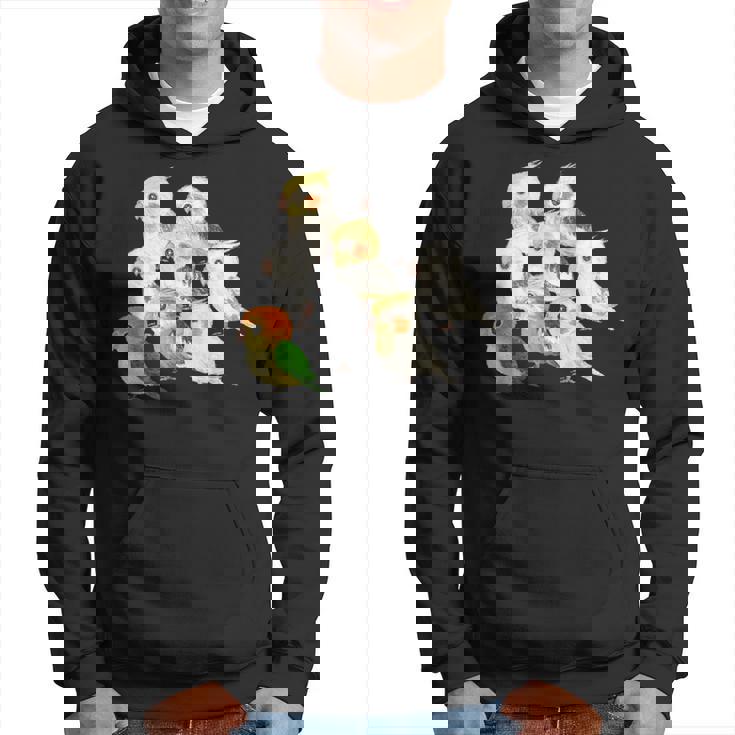 インコ かわいい 小鳥 ペット おもしろ 動物 イラスト パーカー