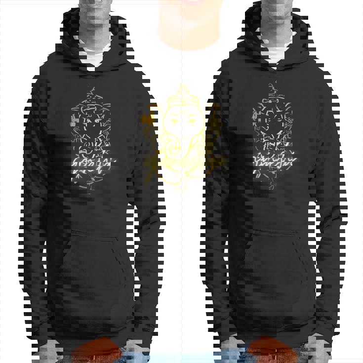 インドの神様 ガネーシャ デザイン パーカー