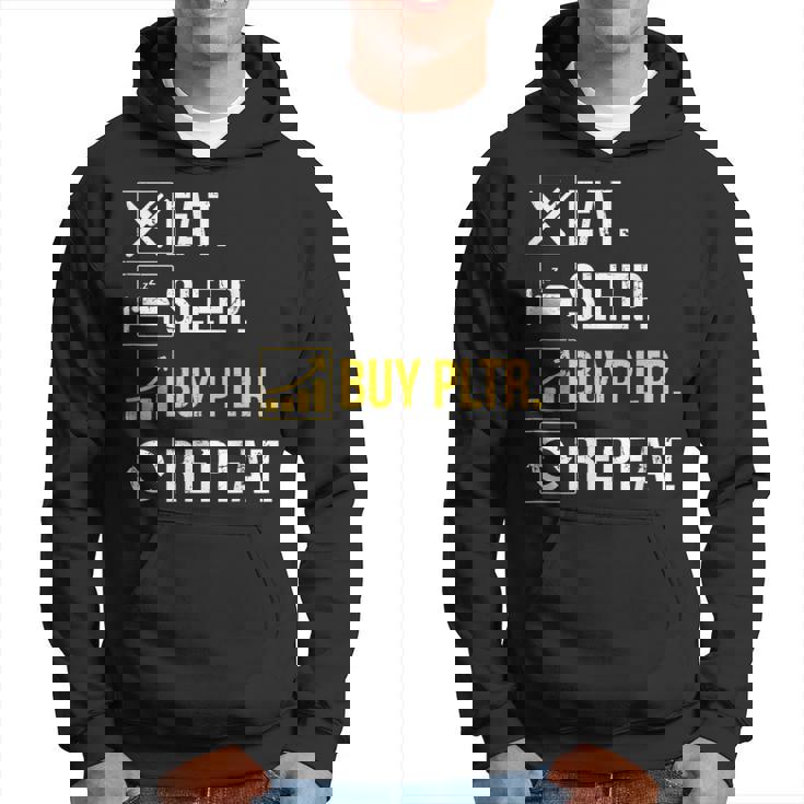 イートスリープインベストベスト Pltr購入パランティア投資。 パーカー