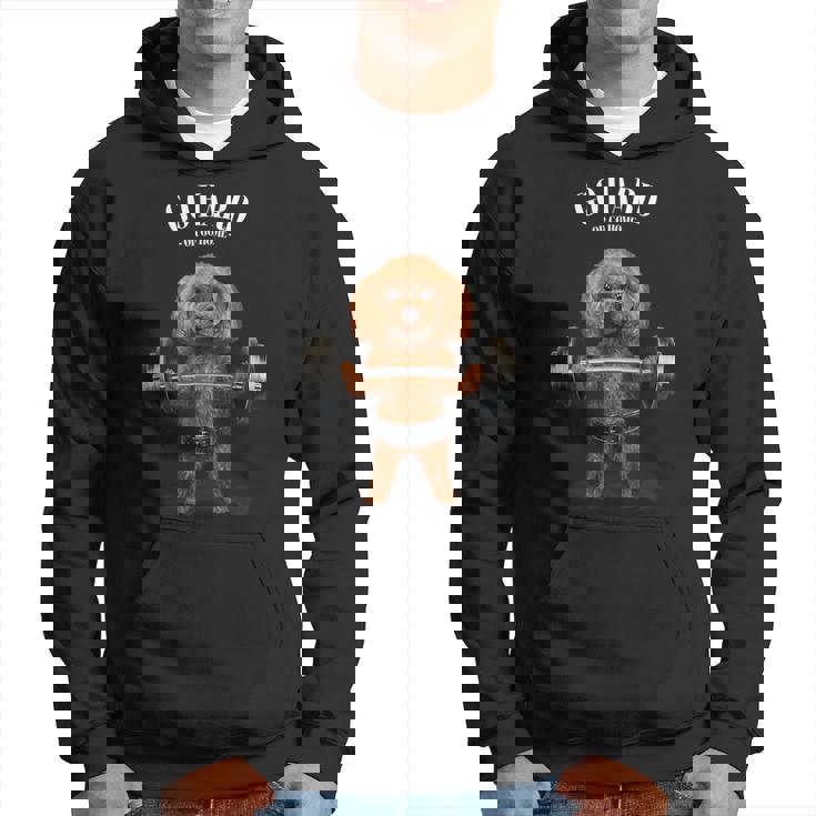 ウェイトリフティング 筋トレ バーベル やる気がないなら家に帰れ プードル 犬 パーカー